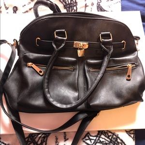 Black “leather” purse